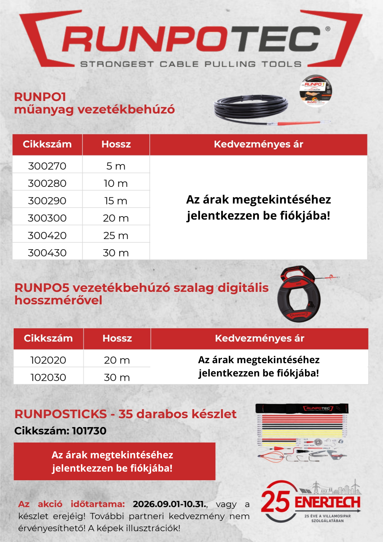 RUNPOTEC kábelbehúzó akció szeptemberben és októberben - page02