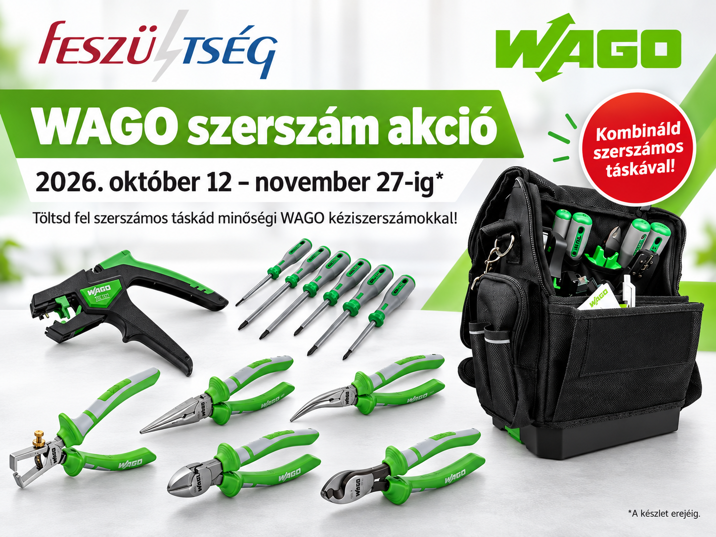 WAGO szerszám akció 2026 banner