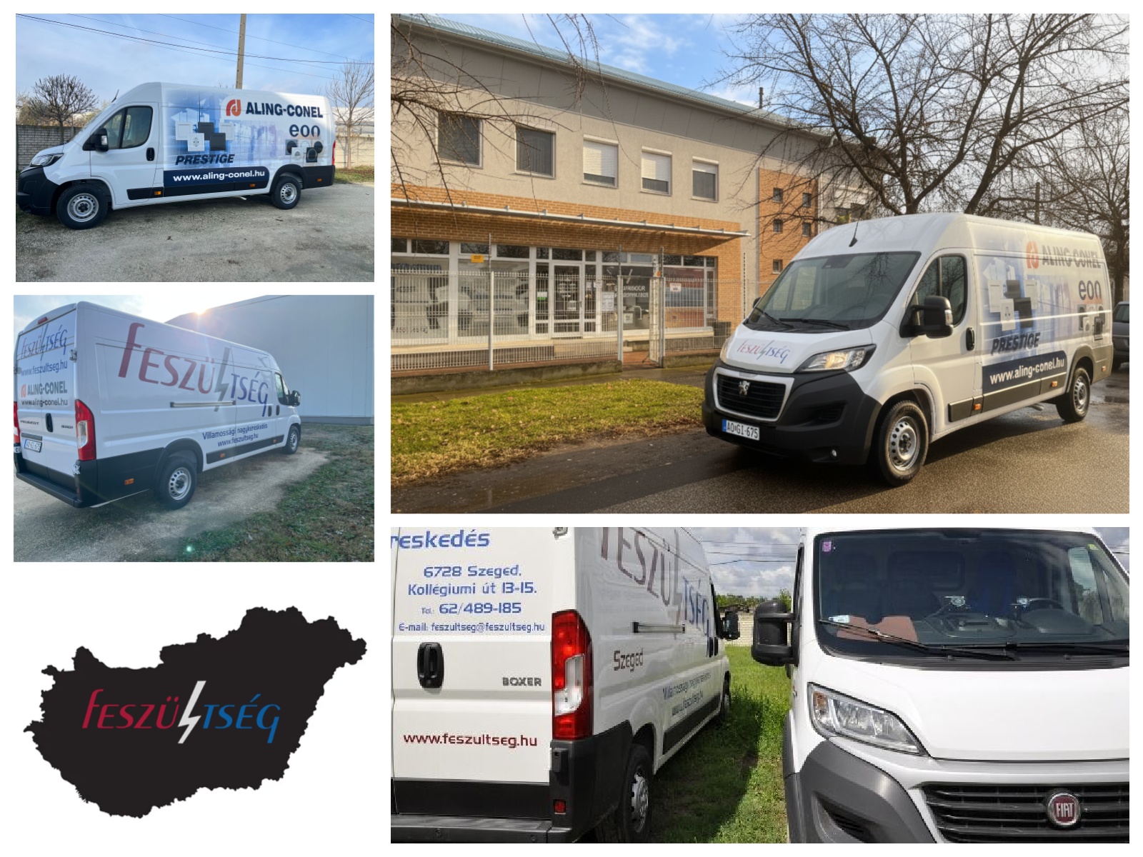 Szállítást végző járműveink - Feszültség Kft