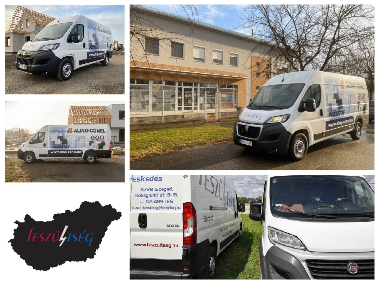 Szállítást végző járműveink - Feszültség Kft