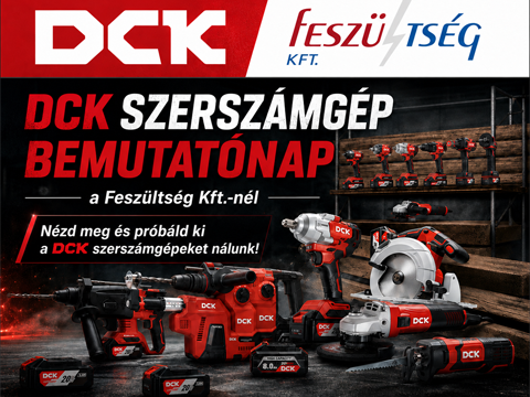 DCK Szerszámgép Bemutatónap a Feszültség Kft.-nél