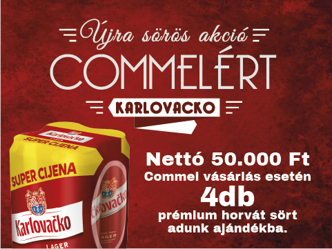 Ajándék sör minden rendelés mellé