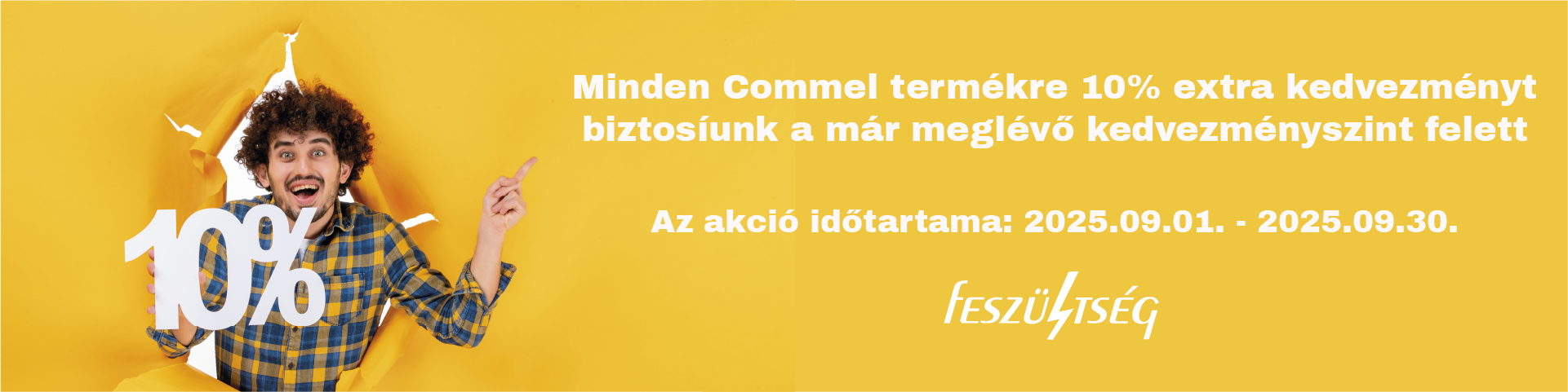 +10% kedvezmény Commel rendelése után