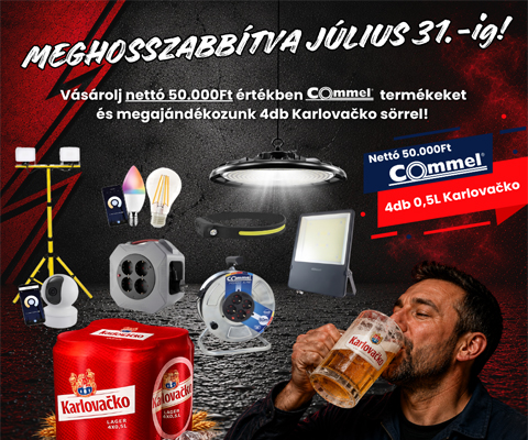 COMMEL Sörös akció meghosszabbítva július 31-ig!