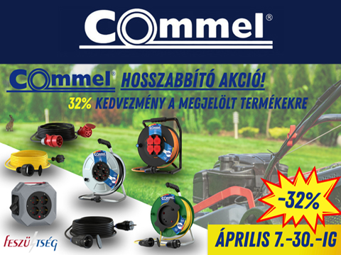 Commel áprilisi hosszabbító akció