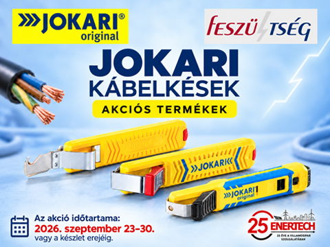 JOKARI kábelkés akció a Feszültségnél-2026. szeptember 23–30.